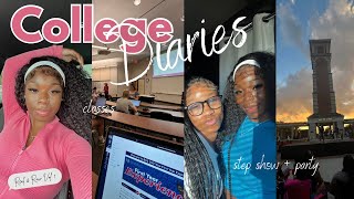 College Diaries Vol 1 Real amp Raw Update Laundry Classes Step Show Party Ft AsteriaHair [upl. by Niai]