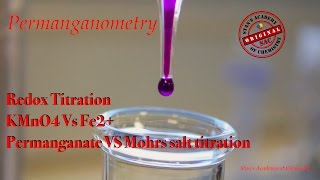 Preparation Standardization of 01N KMnO4 solution [upl. by Aruabea]