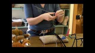 How To Needle Felt Animals  Fox Series 1 Armature by Sarafina Fiber Art [upl. by Sapers]