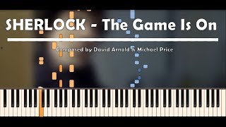 Sherlock  The Game Is On  Piano Tutorial [upl. by Wappes]