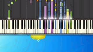 Cosi celesteZucchero Synthesia Piano Piano Tutorial Synthesia [upl. by Acirtal]