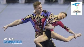 HIGHLIGHTS  2016 Acrobatic Worlds Putian CHN – Mixed Pairs  We are Gymnastics [upl. by Tilla]