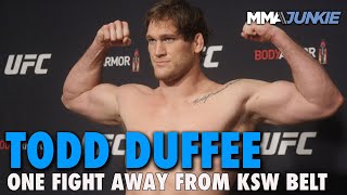 Todd Duffee Talks Return To MMA Rematch Vs Philip De Fries at KSW 79 More [upl. by Orpah]