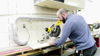 How to use a Miter Saw and Miter Saw Safety [upl. by Lust]