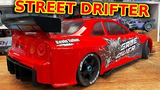 Nissan Skyline R34 RC Street Race Drift Car build [upl. by Omura]