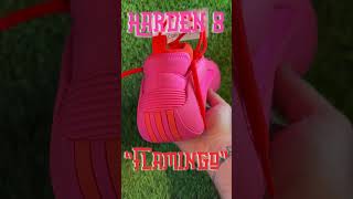 Adidas Best Hoop Shoe Harden Vol 8 Flamingo basketball shorts review sneaker subscribe [upl. by Hamachi]