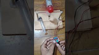 Hydraulic DC motor 12volt speed test and DC regulator youtube shorts foryou viralvideo [upl. by Eatnom]