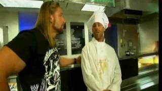 HBK come back in RAW and reform DX cooker scene [upl. by Leynwad]