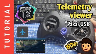 tutorial telemetry viewer pakai usb di remot betafpv radiolite 3 pro [upl. by Boniface]