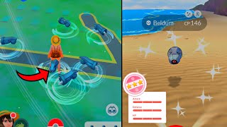 Got 100IV  2 Shiny Beldum Community day Pokemon Go  Shiny Metagross [upl. by Gulick]