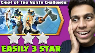 Effortlessly 3 star Chief of the North Challenge in Clash of Clans [upl. by Retsel]