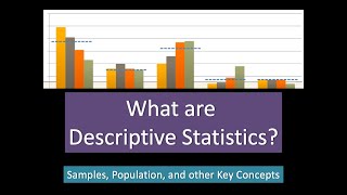 18A Intro to Descriptive Statistics Sample and Population [upl. by Whiting889]