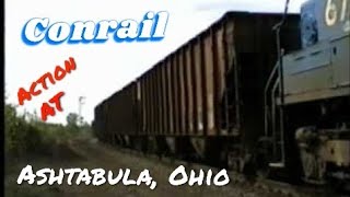 Conrail Train Action Ashtabula Ohio [upl. by Cherianne813]