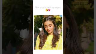 ALIA bhatt and Her hair styles 💗😘tell me your favourite 🫶 bollywood ciinegirl viral [upl. by Nauqram]