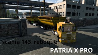 scania 143 reboque PATRIA X PRO [upl. by Aileda860]