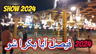 FAISALABAD BAKRA SHOW 2024  PART VIDEI 1 [upl. by Keslie630]