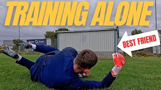 How I Do My Goalkeeper Training Alone [upl. by Beckman]