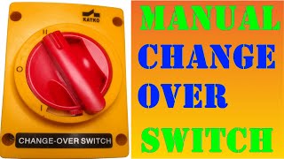 MCB changeover switch wiring for single phase [upl. by Atteuqaj]