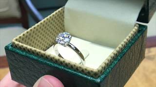 2 Carat Diamond Solitaire  D IF Custom Jewelry Feature of the Month [upl. by Odilia]