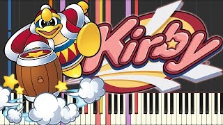 King Dededes theme using only piano [upl. by Llennahc]