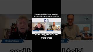 Best putting advice EVER From onthemarkpodcast putting golftips daddysidesaddle arnoldpalmer [upl. by Treblah]