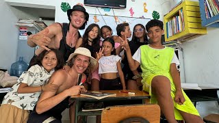 Machete Ninja School Class 🇨🇴🥷🔪colombia travel class helping mindset explore vlog [upl. by Aloibaf]