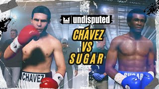 JULIO CÉSAR CHÁVEZ vs SUGAR RAY LEONARD  UNDISPUTED WBC 2025  EXHIBICIÓN BOX  BOXING [upl. by Ailic641]