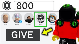 How To GIVE ROBUX To FRIENDS 2024 [upl. by Ramona124]