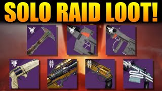 All Solo Raid Loot  21 Raid Chests Per Week [upl. by Yrahcaz]