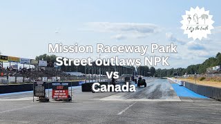 Mission Raceway Street outlaws vs Canada Test passes amp 1st round of grudge npk missionraceways [upl. by Anitan]