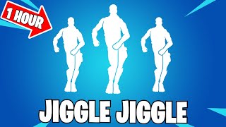 Fortnite Jiggle Jiggle Emote 1 Hour Dance ICON SERIES [upl. by Yirinec]