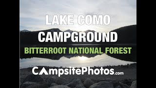 Lake Como Campground  Bitterroot National Forest MT [upl. by Immanuel695]