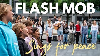 Flash Mob Sings for Peace in Central London 🥹 [upl. by Chaves629]