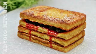 Friganele desertul copilariei asa cum nu lati mai mancat Paine in ou  French toast recipe [upl. by Daphene]