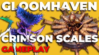 Gloomhaven The Crimson Scales Gameplay with the Designer [upl. by Aihsotan503]