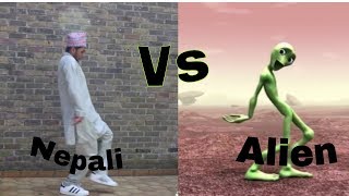 Pure Nepali VS Alien Dame Tu Cosita Ram Ko Budi Sita DANCE CHALLENGE 2018 LAFANGOS [upl. by Pulsifer155]