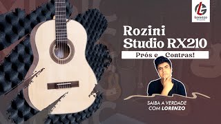 Review RX210 Violão Studio Clássico Rozini  Tudo que você precisa saber [upl. by Eessej]