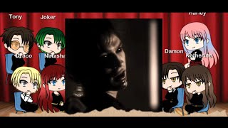 Fandoms react to Damon Salvatore 27 [upl. by Alexandra302]