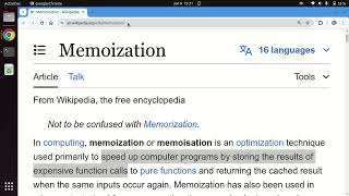 Avoid recomputing if you can Instead memoise [upl. by Keel]