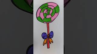 Easy way to draw candy drawing😝😝😜😜candyart coloring youtubeshorts [upl. by Lennard]