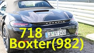 포르쉐 718 박스터982 간략히 보기Porsche 718 Boxter First Look  20160223 [upl. by Sloane]