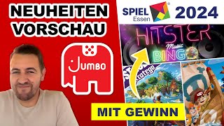 SPIEL 24 Vorschau Gewinnt Hitster Bingo Brettspiele Jumbo Spielmesse SPIEL 2024 in Essen [upl. by Adelpho124]