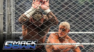 FULL MATCH Cody Rhodes vs Solo Sikoa – WWE Title Steel Cage Match SmackDown Sept 13 2024 [upl. by Hachmann]