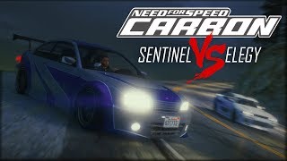 GTA V  NFS Carbon Canyon Duel  Sentinel VS Elegy Retro [upl. by Peoples]