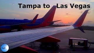 Tampa to Las Vegas on Southwest with a Flipping Delay at LAS [upl. by Crista500]