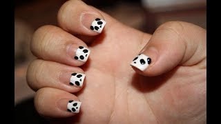 Como Hacer Manicure Osito Panda  BellezaTv por Juan Gonzalo Angel [upl. by Linzy]