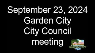 September 23 2024 City Council meeting [upl. by Merissa]