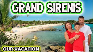 GRAND SIRENIS RIVIERA MAYA RESORT AND SPA  Jungle Hotel with lots of fauna and flora Mexico [upl. by Aljan579]