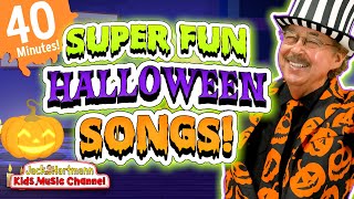 Super FUN Halloween Songs for Kids  40 Minutes of Educational Halloween Songs  Jack Hartmann [upl. by Ozen]