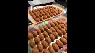 Kibbeh recipe Lebanese Fried Kibbe recipe طريقة عمل الكبة المقلية [upl. by Ynnaej755]